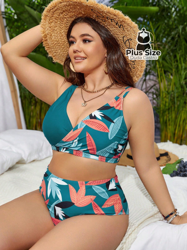Biquini Com Estampa Floral Plus Size Várias Cores