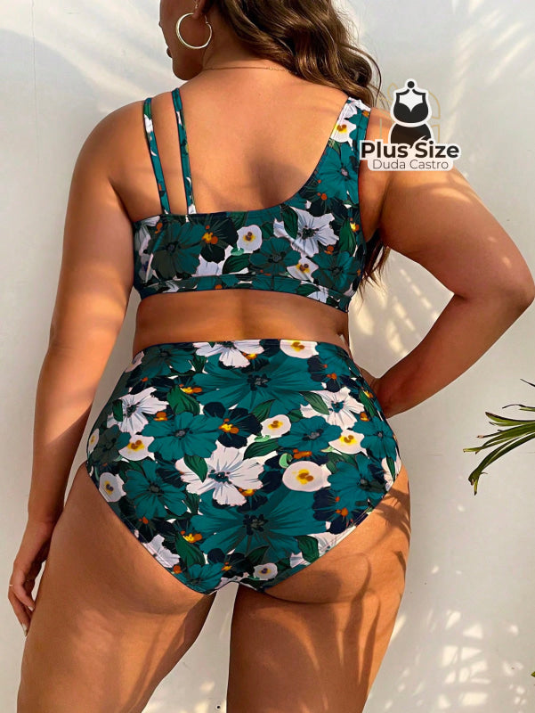 Biquini Com Estampa Floral Plus Size Várias Cores