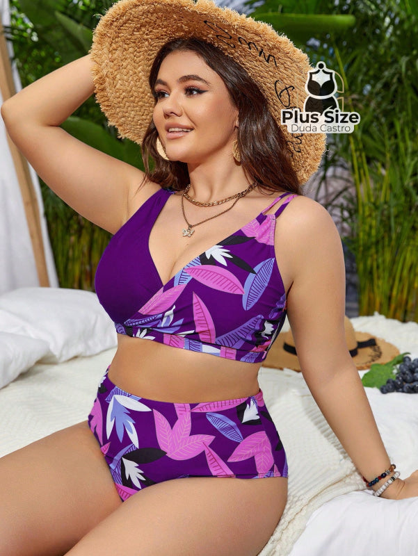 Biquini Com Estampa Floral Plus Size Várias Cores