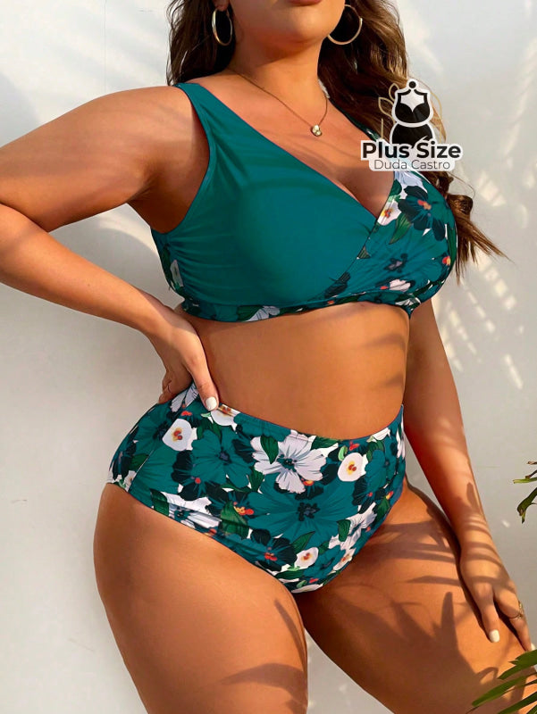 Biquini Com Estampa Floral Plus Size Várias Cores