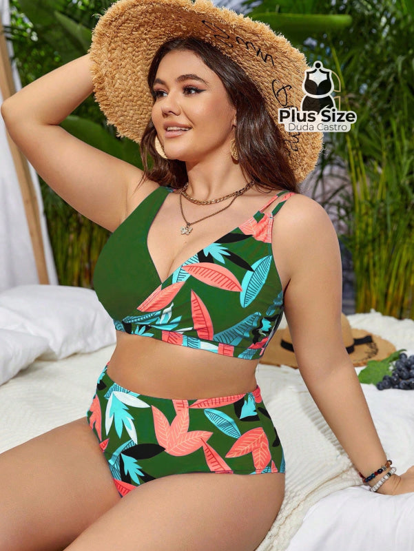 Biquini Com Estampa Floral Plus Size Várias Cores