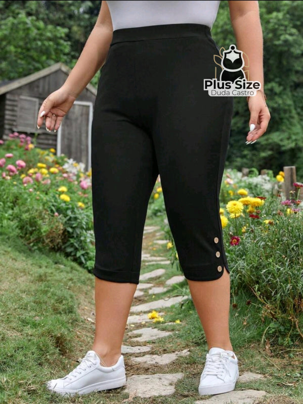 Plussize Calças Capri Várias Cores Calça