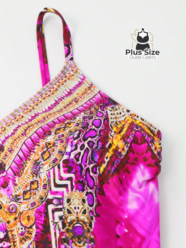 Conjunto Oasis Maiô E Pareô Plus Size