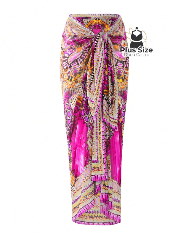 Conjunto Oasis Maiô E Pareô Plus Size