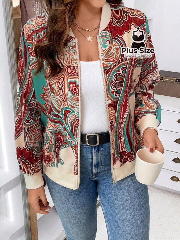 Jaqueta Vintage Plus Size Jaqueta Vintage Plus Size
