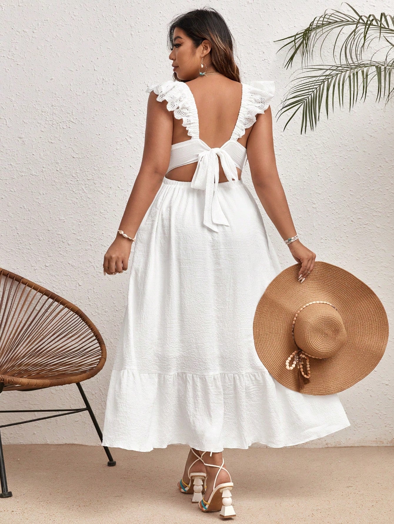 Vestido Liso Plus Size