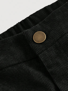 Calça Reta em Veludo Cotelê com Caimento Impecável Plus Size
