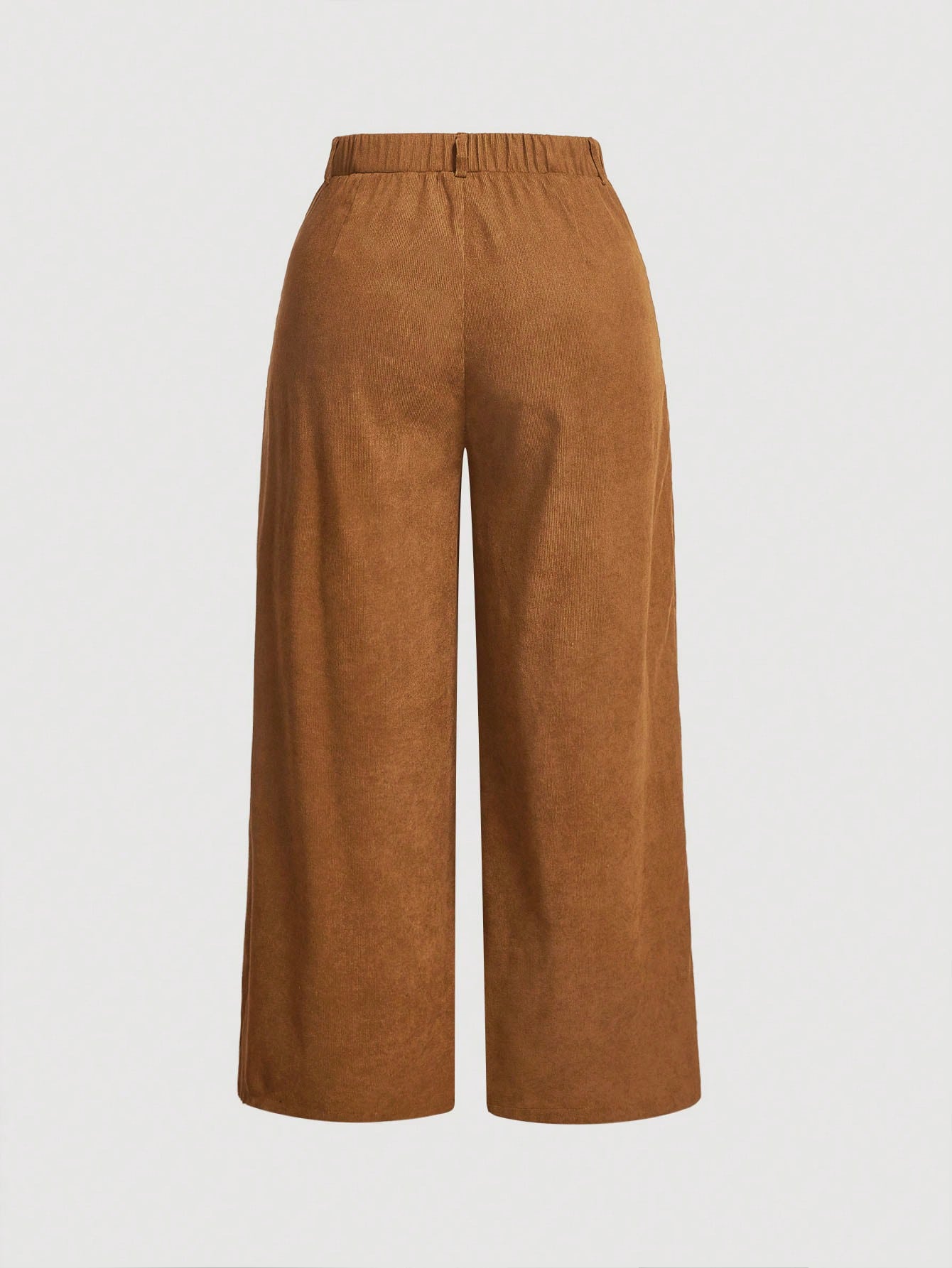 Calça Reta em Veludo Cotelê com Caimento Impecável Plus Size