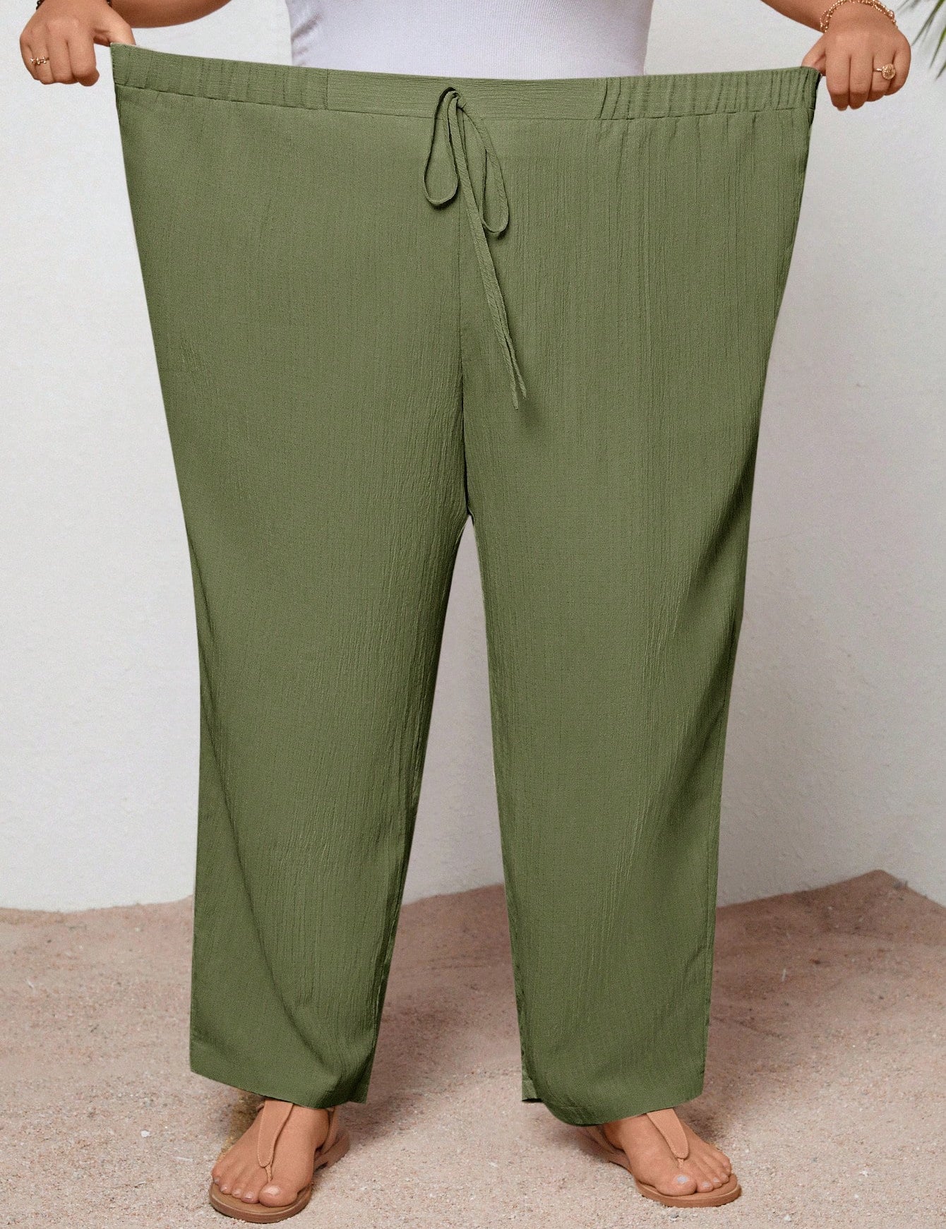 Calça com Bolsos Plus Size Extra