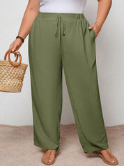 Calça com Bolsos Plus Size Extra