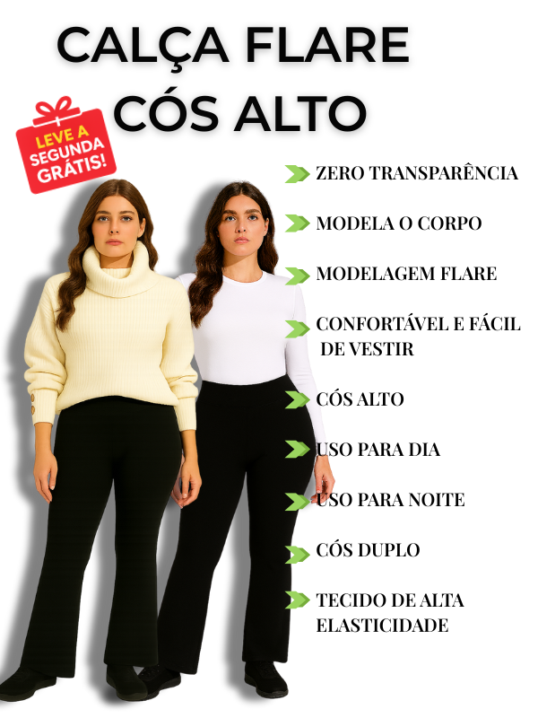 A Calça Mais Versátil do Seu Armário - PAGUE 1 LEVE 2