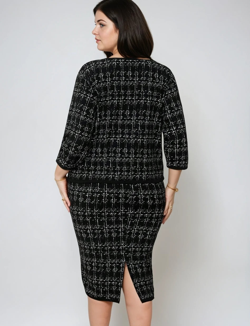 Conjunto Versátil para Mulheres Poderosas – Vestido e Blazer Casual Conjunto Versátil para Mulheres Poderosas – Vestido