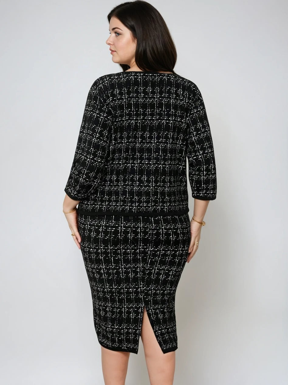 Conjunto Versátil para Mulheres Poderosas – Vestido e Blazer Casual Conjunto Versátil para Mulheres Poderosas – Vestido