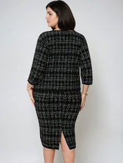 Conjunto Versátil para Mulheres Poderosas – Vestido e Blazer Casual Conjunto Versátil para Mulheres Poderosas – Vestido