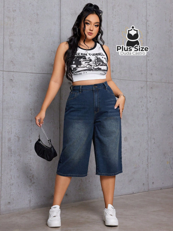 Bermuda Jeans Boyfriend Plus Size Bermuda Jeans Boyfriend Plus Size