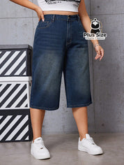 Bermuda Jeans Boyfriend Plus Size Bermuda Jeans Boyfriend Plus Size