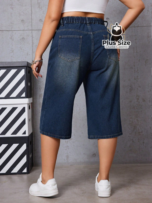 Bermuda Jeans Boyfriend Plus Size Bermuda Jeans Boyfriend Plus Size