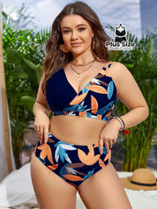 Biquini Com Estampa Floral Plus Size Várias Cores