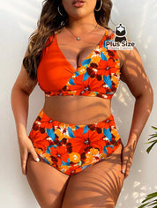Biquini Com Estampa Floral Plus Size Várias Cores