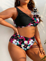 Biquini Com Estampa Floral Plus Size Várias Cores