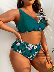Biquini Com Estampa Floral Plus Size Várias Cores