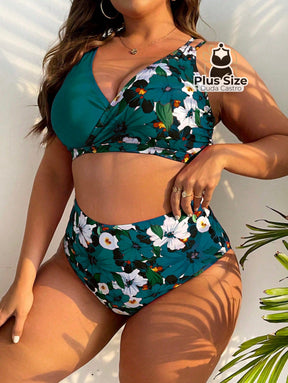 Biquini Com Estampa Floral Plus Size Várias Cores