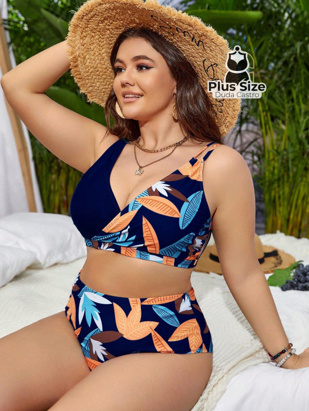 Biquini Com Estampa Floral Plus Size Várias Cores