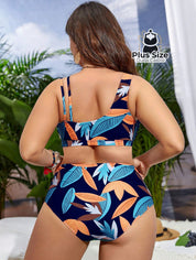 Biquini Com Estampa Floral Plus Size Várias Cores