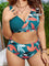 Biquini Com Estampa Floral Plus Size Várias Cores G / Azul Empoeirado