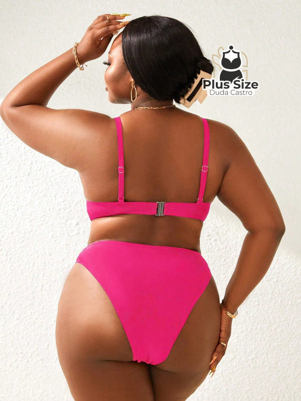 Biquíni Plus Size Meia Taça Várias Cores