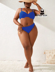 Biquíni Meia Taça Várias Cores Plus Size