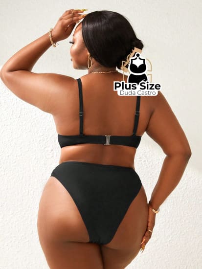 Biquíni Plus Size Meia Taça Várias Cores