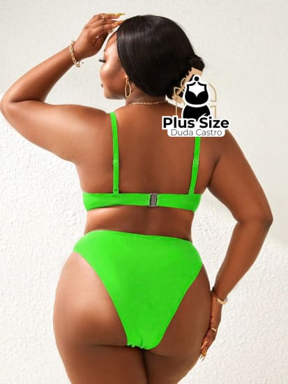 Biquíni Plus Size Meia Taça Várias Cores