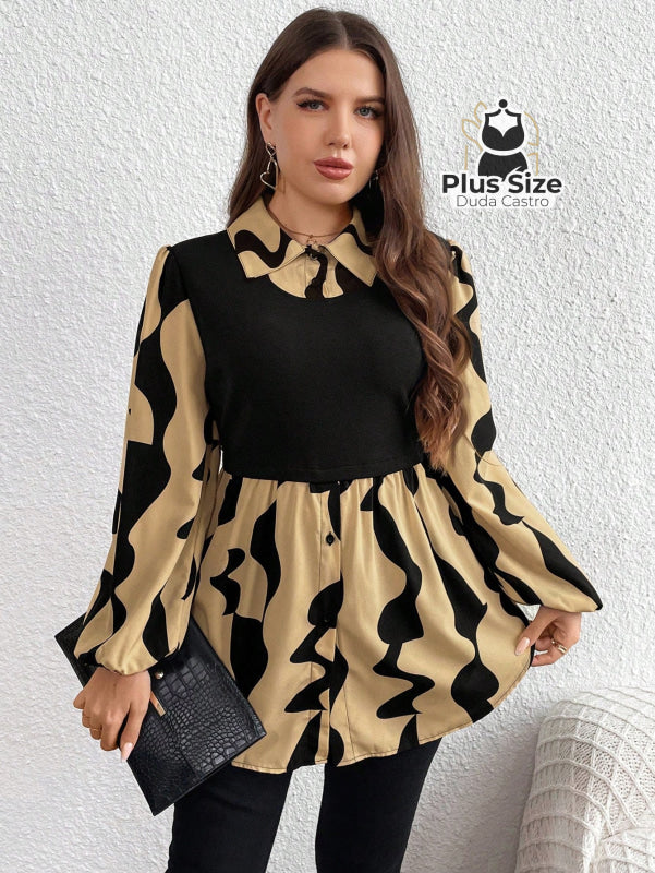 Blusa 2 Em 1 Várias Cores Plus Size