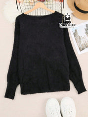 Blusa Peluciada em Poliamida Premium com Toque de Cashmere Blusa Peluciada em Poliamida Premium com Toque de Cashmere
