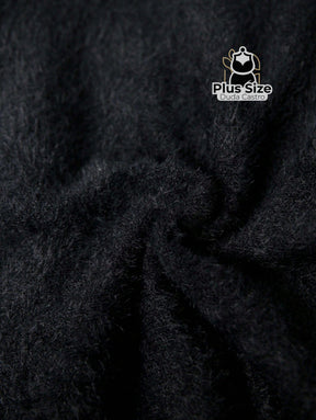 Blusa Peluciada em Poliamida Premium com Toque de Cashmere Blusa Peluciada em Poliamida Premium com Toque de Cashmere