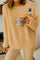 Blusa Peluciada em Poliamida Premium com Toque de Cashmere Areia / G Blusa Peluciada em Poliamida Premium com Toque de