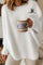 Blusa Peluciada em Poliamida Premium com Toque de Cashmere Branco / G Blusa Peluciada em Poliamida Premium com Toque de