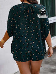 Blusa Ponto Suíço Manga De Asa Morcego Várias Cores Plus Size
