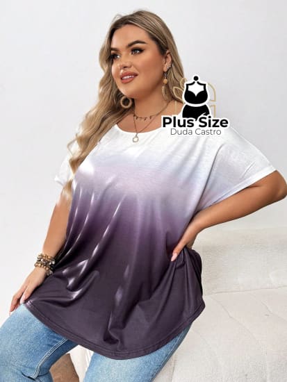 Blusa Tie Dye Plus Size Extra