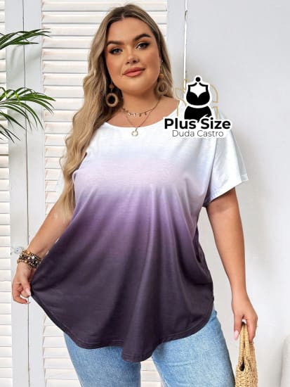 Blusa Tie Dye Plus Size Extra