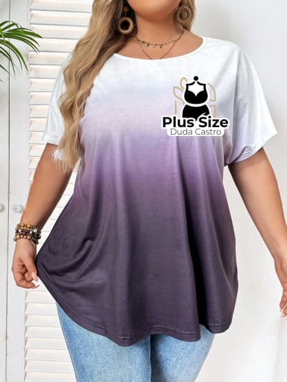 Blusa Tie Dye Plus Size Extra