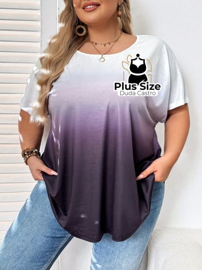 Blusa Tie Dye Plus Size Extra