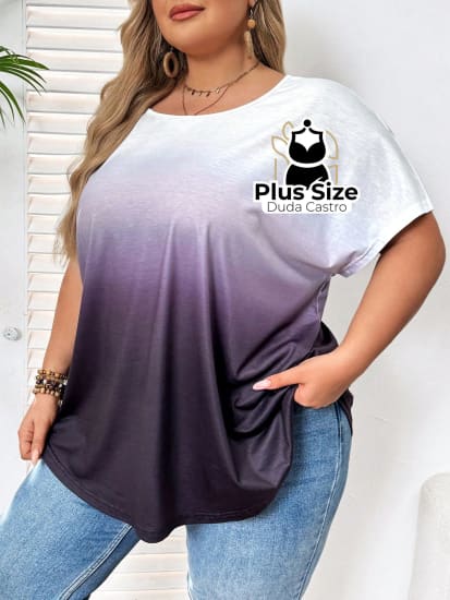 Blusa Tie Dye Plus Size Extra