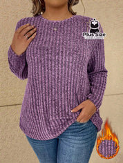 Blusa De Frio Em Malha Viscose Várias Cores Plus Size