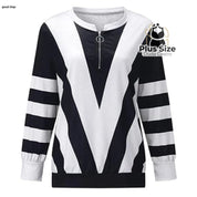 Blusa Zíper Style Preta & Branca Blusa Zíper Style Preta & Branca