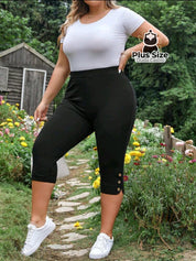 Plussize Calças Capri Várias Cores Calça