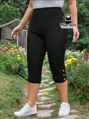 Plussize Calças Capri Várias Cores Calça