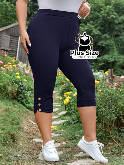 Calça Capri Várias Cores Plus Size