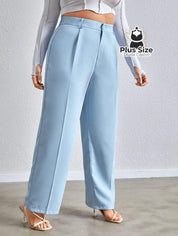 Calça Cenoura Cintura Alta Com Passa Cinto Várias Cores Plus Size Calça